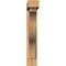 Ekena Millwork Funston Block Smooth Bracket w/ Offset Brace, Western Red Cedar, 5 1/2"W x 26"D x 34"H BKT0604X26X34FST05SWR - alternate 4